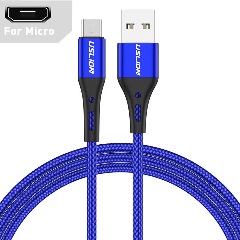 3A USB Type C Cable Wire for Samsung S24 S23 Xiaomi Mi 14 Mobile Phone Fast Charging USB C Cable Type-C Charger Micro USB Cables